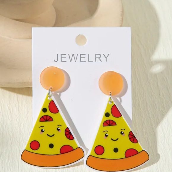 pizza Jewelry - pizza earrings